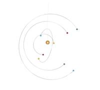 POPETPOP Mobile Suspendu Scientifique Particule Et Planète Pour Chambre D’garçon Et Filles Décoration Nordique Moderne Structure Équilibrée Dynamique Décor Éducatif Spatial