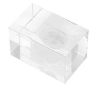 POPETPOP Modèle Anatomique du Cerveau Cristal Sculpture Gravée Détaillée pour Décoration et Enseignement Biologie