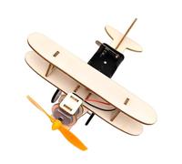 POPETPOP Modèle Avion Bois DIY Éducatif pour Garçons Kit de Montage Manuel Scientifique et Ludique pour Apprentissage et Développement des Compétences Cadeau pour Garçon Fille