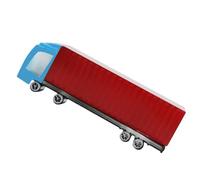 POPETPOP Modèle Camion Porte-conteneurs Miniature Plastique Voiture Simulation Réaliste pour Décoration Maquette et Jeu Garçon Fille et Sûr