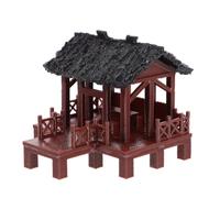 POPETPOP Modèle de Chaumière en Résine pour Aquarium Charme Antique, Décoration Polyvalente et Élégance Rustique pour Paysage Micro et Bassin de Poissons