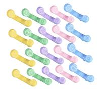 POPETPOP Modèle de Combiné Téléphonique Miniature Rétro pour Garçon et Filles Mini Téléphone Décoratif Coloré en 25 Pièces Accessoire de Mini Maison pour Décoration