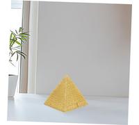 POPETPOP Modèle De Pyramide Égyptienne Rétro Petite Pyramide Décorative Statuette Pyramidale pour Décoration De Bureau Intérieure Accessoire
