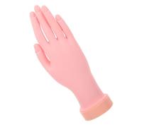 POPETPOP Modèle Main D'entraînement Réutilisable Taille Moyenne En Plastique Flexible Pour Nail Art Débutants Et Professionnels Pratique Manucure Ongles Acryliques Usage Salon Formation