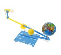 POPETPOP Modèle Système Solaire DIY Trois Sphères Éducatif pour Garçon Fille Kit Scientifique Terre Lune Planétarium Apprentissage Astronomie Interactif