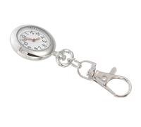 POPETPOP Montre de Poche, Porte-clés Multifonction en Alliage et Verre argenté, Facile à Transporter, pour Paquet ou Examen Plusieurs Styles
