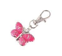 POPETPOP Montre de Poche Quartz avec Porte-clés Rose Motif Petite Chose Délicate Montre Classique Portable pour Femmes et Jeunes Filles