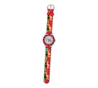 POPETPOP Montre Garçon et Filles 3D Ajustable en Silicone, Montre Numérique Rouge pour Élèves Garçons et Filles, Montre-Bracelet Légère pour Usage Quotidien et Apprentissage de L’Heure