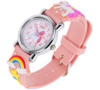 POPETPOP Montre Garçon Fille Licorne Silicone Réglable Légère pour Garçons et Filles Montre Analogique Éducative pour Apprentissage de Heure Cadeau Anniversaire Noël Scolaire