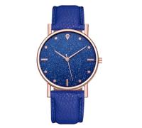 POPETPOP Montres Thème Ciel pour Femmes Bracelet Réglable en Verre et Similicuir Conçue Port Quotidien