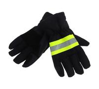 POPETPOP Moufles de Protection Thermique Ignifuges à Doigts, Mélange Coton-polyester, Résistants à Haute Température pour Lutte Incendie et Sauvetage D’urgence, Équipement de Pompiers