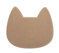 POPETPOP Moule à Assiette en Céramique Forme Chat Gabarit en Bois pour Modelage D’Argile Kit de Fabrication D’Assiettes Artisanales Accessoire Poterie pour Création Manuelle