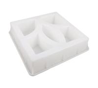 POPETPOP Moule à Béton Creux Blanc en Plastique Réutilisable Structure Modulaire et Surface Antiadhésive pour Projets Municipaux et Aménagement Paysager
