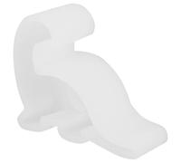 POPETPOP Moule à Gâteau Dinosaure en Silicone Résistant la Déchirure, Facile à Nettoyer, Fabrication de Fondant et Sucre Cuit, Couleur Blanc