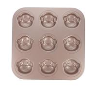 POPETPOP Moule à Gâteau Singe Cavités Antiadhésif pour Pâtisserie Familiale Moule à Dessert Cartoon Facile à Nettoyer et Démouler