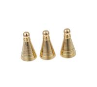 POPETPOP Moule à Parfum en Laiton 3pcs pour Fabrication de Cônes, Outil Léger et Finement Travaillé, pour Création de Parfum DIY à Domicile