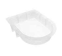 POPETPOP Moule en Silicone Blanc Réutilisable et Facile à Démouler D'arche pour Résine Époxy pour des Serrage-Livres Artisanaux Personnalisés