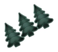 POPETPOP Moules à Gâteaux en Silicone 3 Pièces Forme Sapin de Noël 3d Antiadhésifs Faciles à Laver Résistants Four pour Fêtes en Famille et Soirées de Vacances