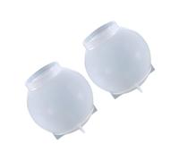 POPETPOP Moules en Silicone pour Boules de Cristal 2pcs, Moules Sphériques Réutilisables Faciles à Démouler pour DIY et Créations Artisanales