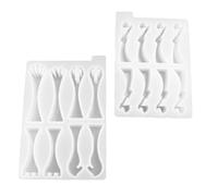POPETPOP Moules Silicone Flexibles pour Pièces D'échecs 3D Réutilisables, Lot de 2, Adaptés aux Garçon et Filles pour Loisirs Créatifs et Coulée Époxy