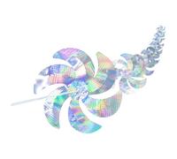 POPETPOP Moulins à Vent Réfléchissants 10 M 8 Pièces en Papier Scintillant pour Décoration Extérieure Protection Anti-Oiseaux Jardin et Espaces Larges