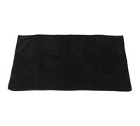 POPETPOP Nappe Rectangulaire Noire pour Maquillage Professionnelle, Tissu Portable Résistant aux Plis, pour Salon de Beauté et Travail hors Site