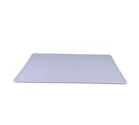 POPETPOP Napperon en Silicone pour Animaux de Compagnie Crochet de Porte Tapis de Nourriture pour Animaux loquet Buffle Set de Table Chien Tapis d'alimentation pour Chien Gel de silice Grey