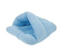 POPETPOP Niche Igloo pour Chat Maison Intérieur pour Animaux Panier Peluche Lavable pour Cochon Rat Hamster Furet
