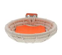 POPETPOP Nichoir à Oiseaux en Corde de Coton Tressée Fait Main pour Perroquets et Perruches, Nid Confortable pour Élevage d'oiseaux, Soulage L'ennui et Satisfait Le Couleur Aléatoire