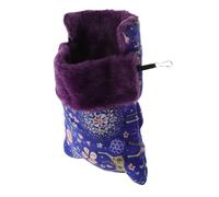 POPETPOP Nid De Hamster l Poche Peluche Jouets pour Hamsters Petit Absorbant Rongeur Hamac pour Cochon d'Inde Chinchilla Gerbille Animal De Compagnie Grotte Blue Flanelle Épaisse