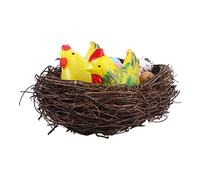 POPETPOP Nid D'oiseau De Pâques Décor D' Ornement Flotteur De Piscine Œuf Décoratifs Piscine De Bronzage Gonflable Housse De Couette Double Décoration Ronde Polystyrène