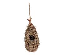 POPETPOP Nid Doiseau en Paille pour Perruches Nichoir Artificiel en Paille Décoration pour Nid Doiseau