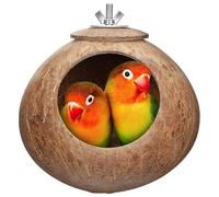 POPETPOP Nid pour Les Oiseaux Hiver Chaud Nid Doiseau Maison Naturelle de Simulation Nichoir Herbe Cabane Doiseau Perruche Nichoir (Pas de Couverture)