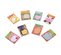 POPETPOP Notes Mémo Adhésives Animaux Colorés Dessin Animé, 24 Blocs | Repositionnement Facile, Couleurs Vives pour Repérage, Étudiants et Enseignants, Bureau, Journaling Couleur Aléatoire