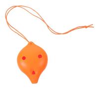 POPETPOP Ocarina à 6 Trous en Résine Orange pour Débutants, Instrument de Musique Portable C Majeur, Petit Ocarina Adapté Garçon et Filles et Adultes, Flûte à Vent Pratique et Légère