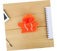POPETPOP Orange Uni Sweat Jean Bleu Replié Tenue Douce et Confortable pour Ours Peluche et Petites Poupées pour Accessoires DIY et Décoration
