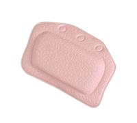 POPETPOP Oreiller De Bain à Ventouses Taille Moyenne en PVC Rose Coussin Antidérapant Appui-tête Spa pour Détente Et Relaxation Salle De Bain
