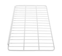 POPETPOP Organisateur de Congélateur Séparateur pour Rangement Optimisé en Acier Inoxydable 43,5x30 Cm Garde-corps Latéral Simple en Dortoir