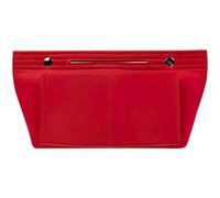 POPETPOP Organisateur de Paquet à Main en Feutre Rouge Multi-rangements Insert de Paquet de Voyage Résistant et Maintien Forme pour Amoureuses