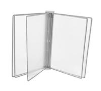 POPETPOP Organisateur Mural pour Dossiers avec Mécanisme Basculant Pages Porte Documents Mural Stable et Gain de Place pour Bureau et Maison Gris