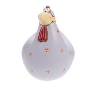 POPETPOP Ornement de Jardin Coq Résine Vif et Adorable Sculpture Poule Décorative pour Pelouse Bureau ou Patio Résistant et Détail Précis
