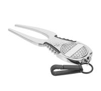 POPETPOP Outil à Divot Marqueur en Alliage D'aluminium Résistant Fourche à Divot Portable Accessoire Indispensable pour Golf pour Terrain de Golf
