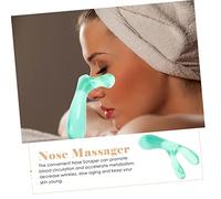 POPETPOP Outil de Massage Du Visage Résine Grattoir à Nez Portable pour Accessoire de Soins à et Voyage Design Ergonomique et Sécurisé