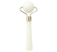 POPETPOP Outil de Massage Facial Pierre de Jade Naturelle Roller de Soin pour Peau Léger et Portable Anti-âge pour Femme Couleur Aléatoire