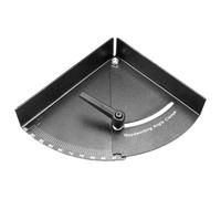 POPETPOP Outil de Mesure Précis en Alliage D'aluminium Rapporteur Angle à Biseau Degrés, Design Ajustable pour Fête des Pères, pour Atelier et Projets DIY