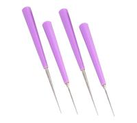 POPETPOP Outil de Perçage de Perles Diamanté 4 Pièces pour Bijoux DIY, Aiguilles de Perforation Manuelles, Plastique Solide, Débutants, Travaux Manuels, Fabrication de Bijoux, Artisanat