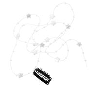 POPETPOP Outil de Tressage pour Cheveux Chaînes Invisibles et Design à Franges, Pince à Cheveux en Plastique Blanc pour Coiffure DIY Élégante