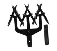 POPETPOP Outil Rotatif De Jardin pour Pelouse Et Potager, Détacheur Manuel 1 Tête, Plastique Léger, Aération Et Mélange du Sol, Outils De Culture Polyvalents