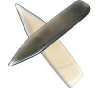 POPETPOP Outils de Polissage en Agate 2 Pièces 7 Cm pour Entretien Bijoux Or Argenté, Couteau à Polir Bagues et Bracelets, Kit Professionnel pour Nettoyage Bijoux Délicats