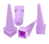 POPETPOP Outils de Quilling en Plastique Pourpre 4pcs, Tours de Bordure pour Cartes en Papier, Toucher Confortable, pour Amateurs de Bricolage et Dortoir
